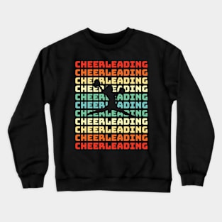 Cheerleader Retro Cheerleading Lover Crewneck Sweatshirt